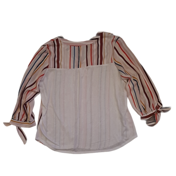 Per Seption Concepts cropped sleeve blouse, L - Picture 3 of 3